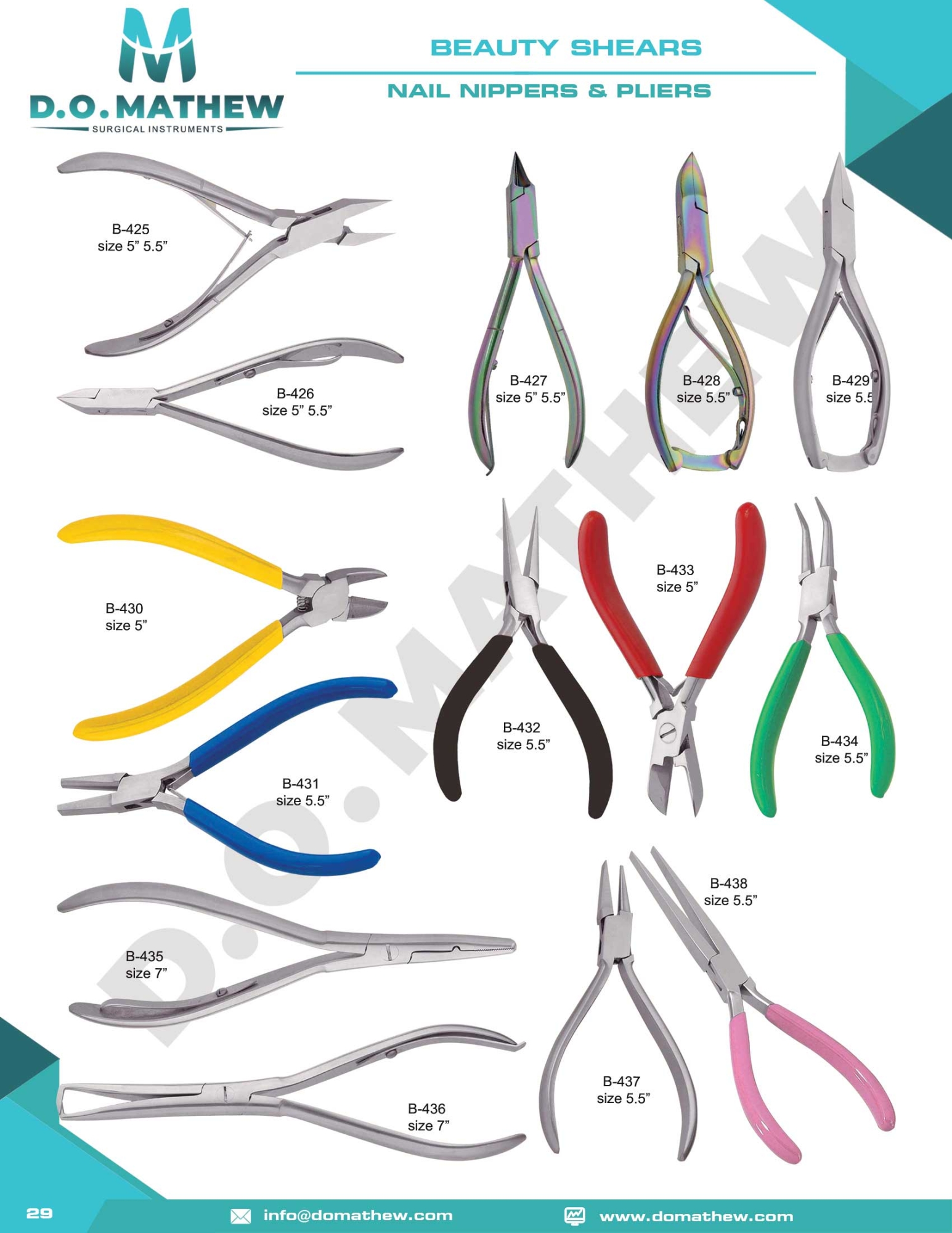  Nail Nippers & Pliers